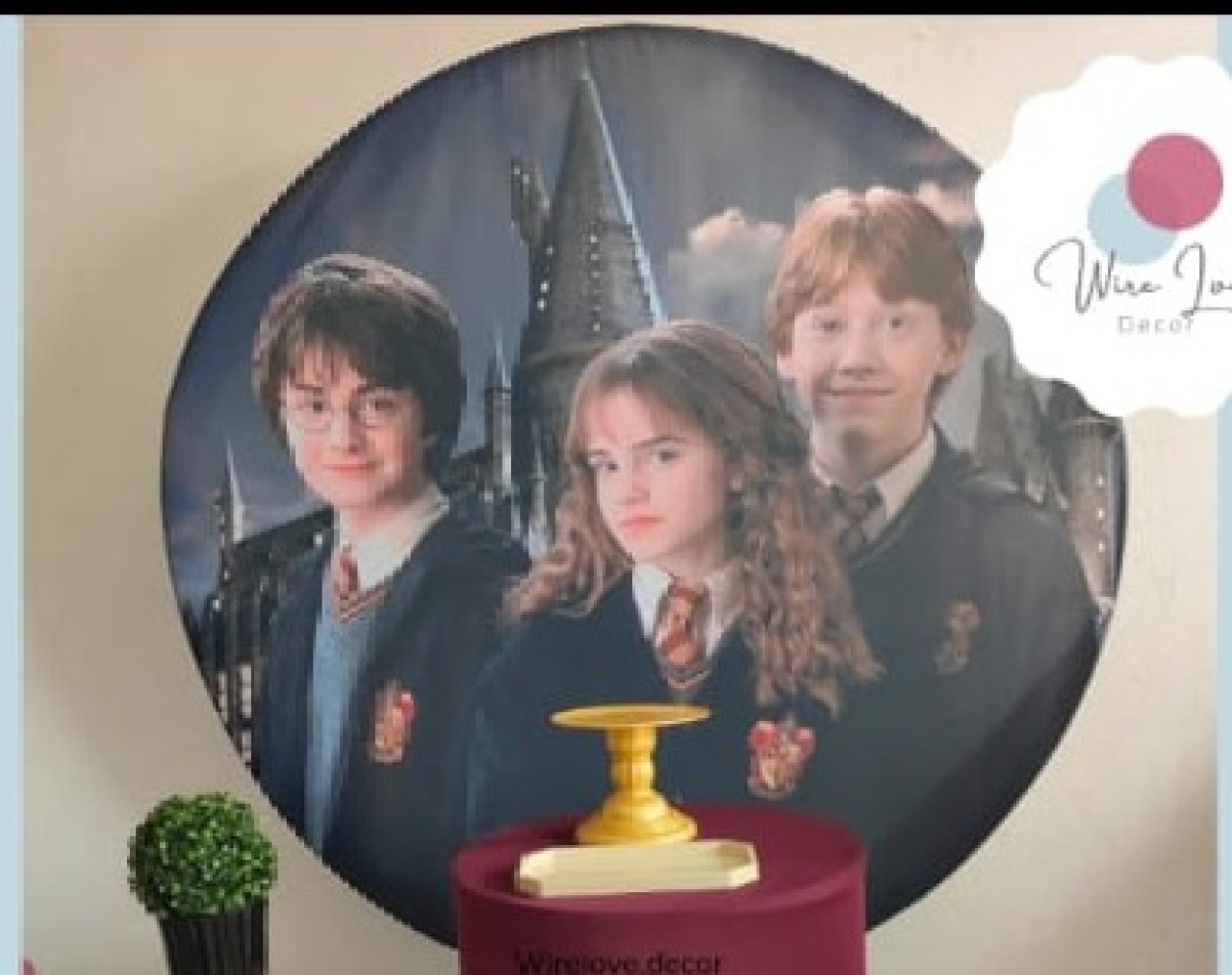 Kit Bronze Harry Potter  - Wire Love Decor