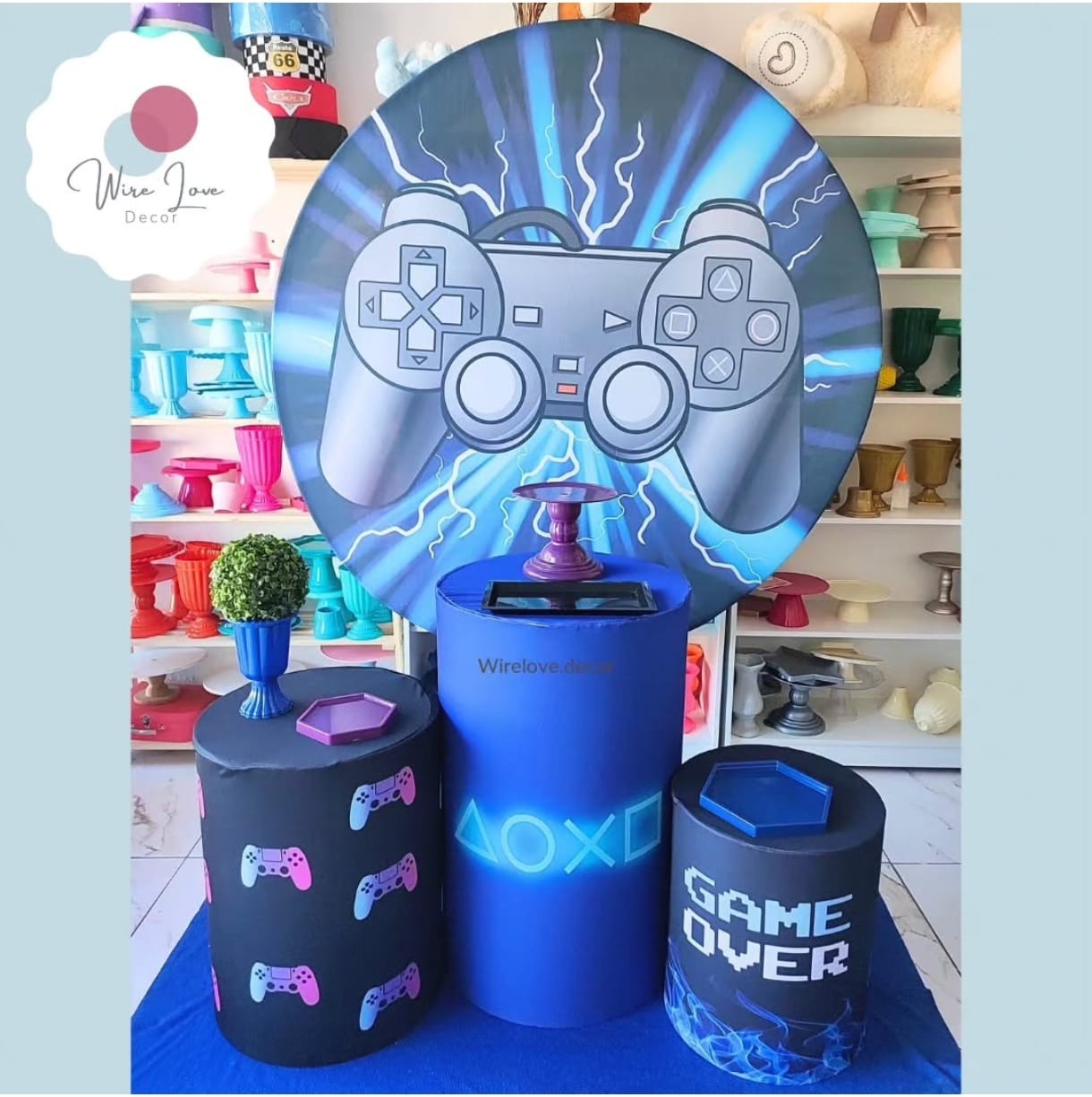 Kit Bronze Video Game 2 - Wire Love Decor