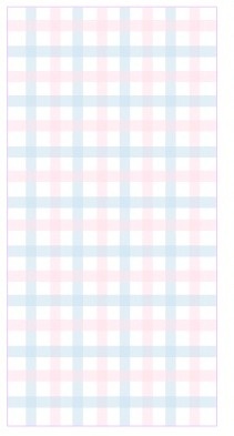 Capa Painel Romano Xadrez Rosa E Azul Chá Revelação  - Wire Love Decor