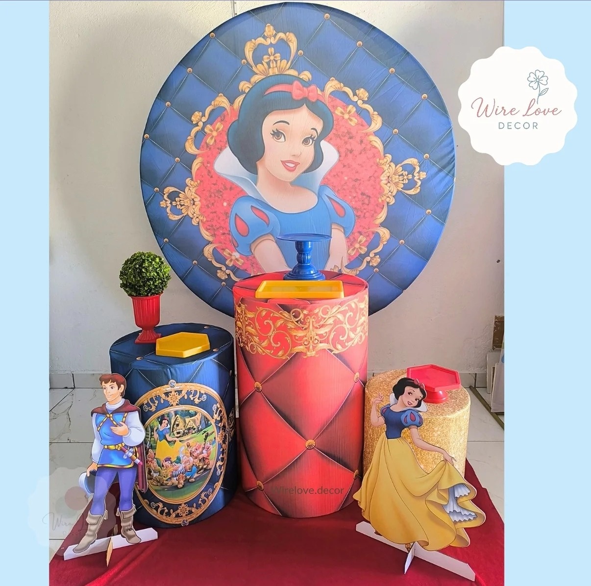 Kit Bronze Branca de Neve  - Wire Love Decor