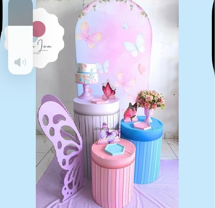 Kit Romano Borboleta  - Wire Love Decor
