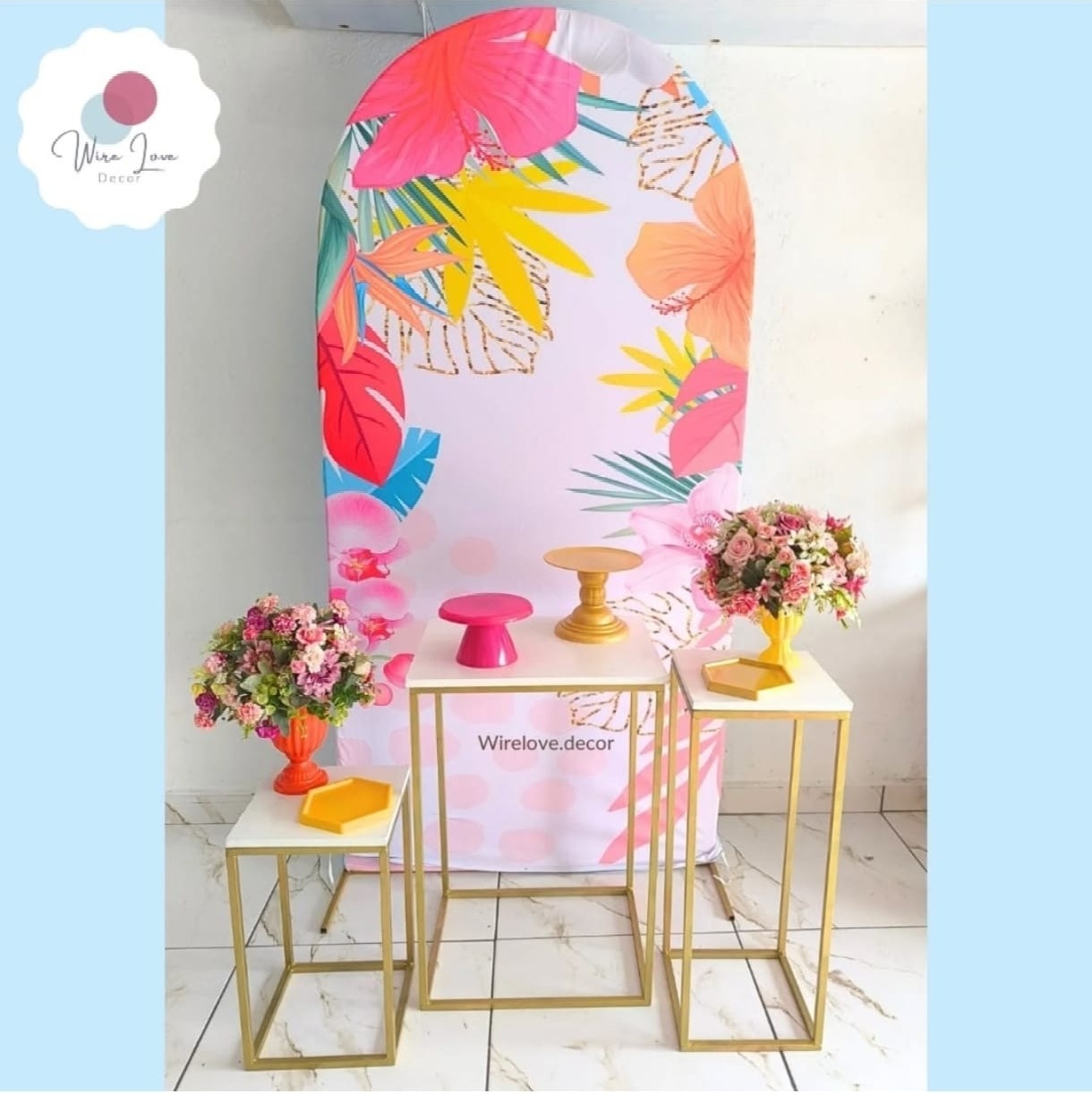 Kit Floral Tropical - Wire Love Decor
