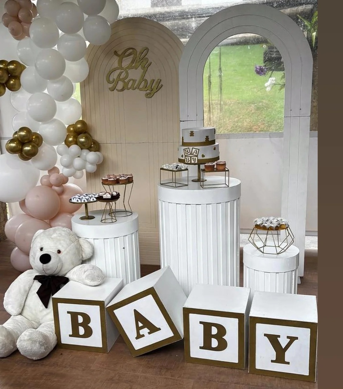 Chá de Bebê / Revelação 3 - Wire Love Decor