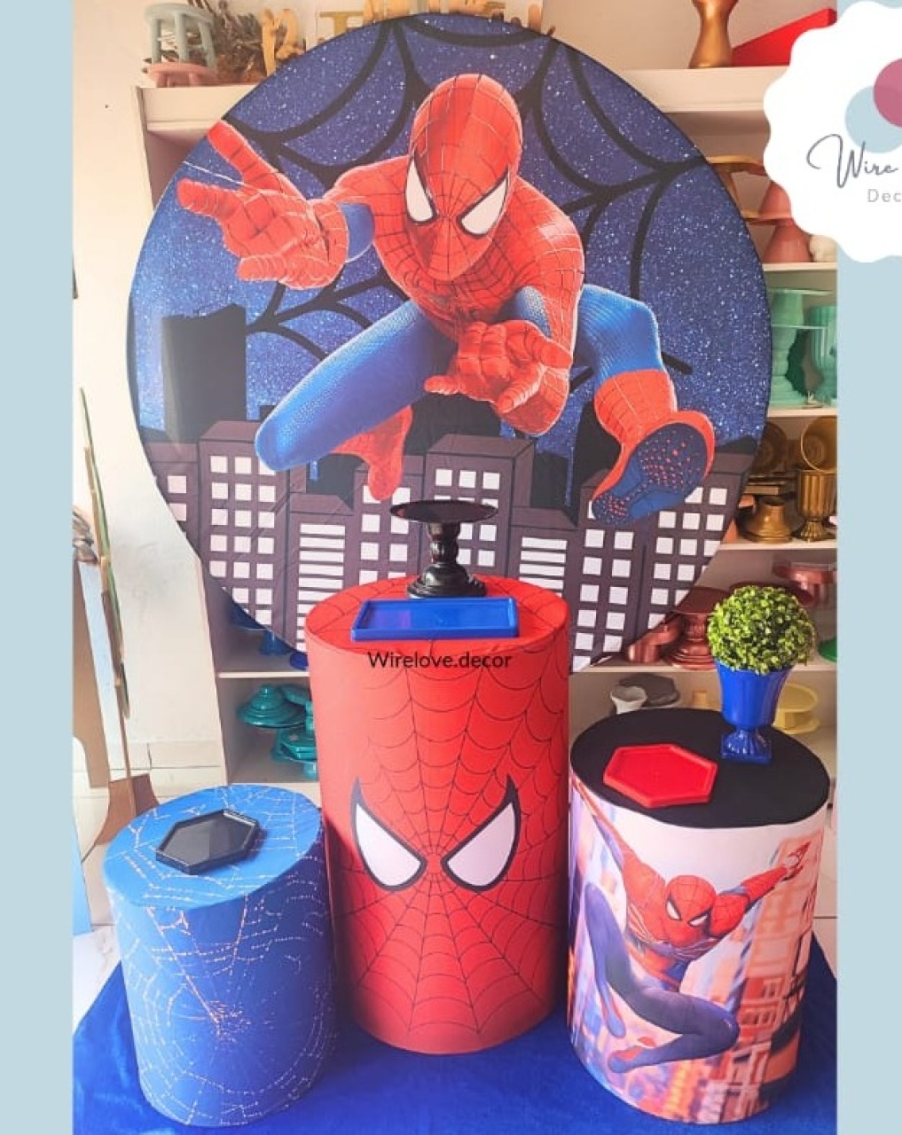 Kit Prata Homem Aranha 2  - Wire Love Decor