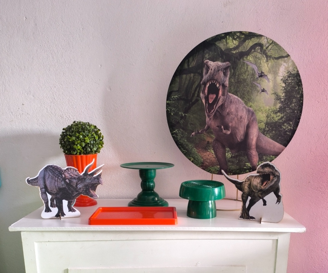 Mini Kit Dinossauro - Kit de Mesa - Wire Love Decor