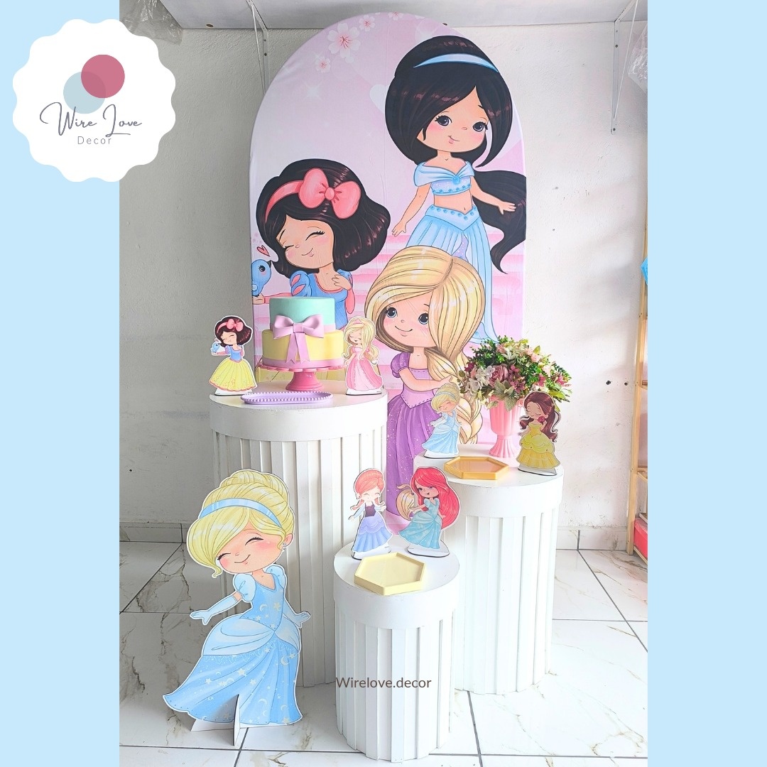 Kit Princesas Cute Romano  - Wire Love Decor