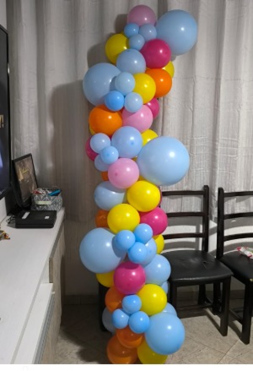 Arco de Baloes Organico - Wire Love Decor
