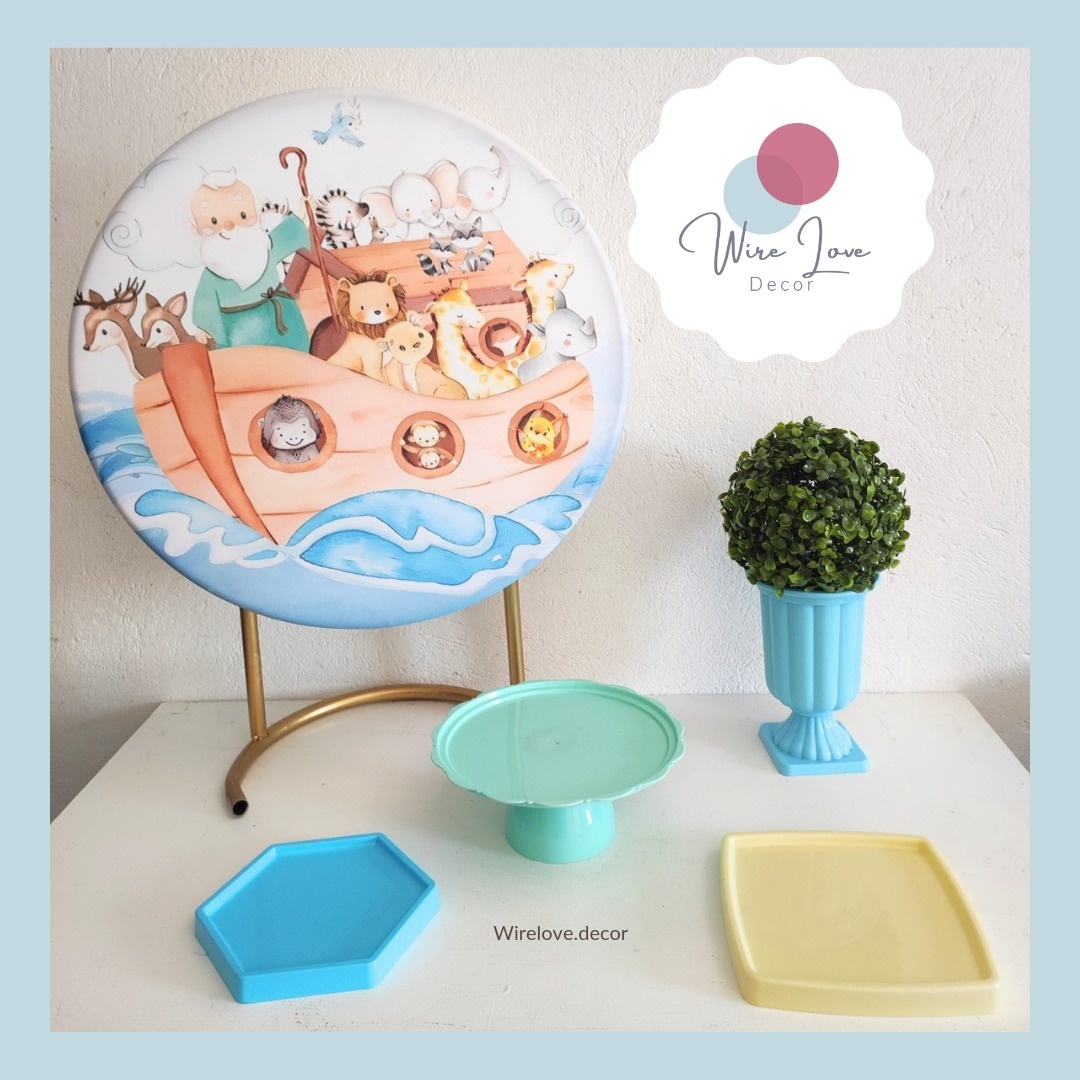 Kit Só Um Bolinho Arca de Noe  - Kit de Mesa  - Wire Love Decor