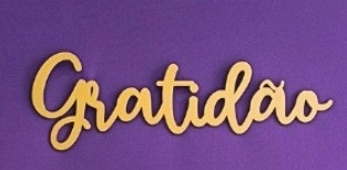 Letreiro Gratidao - Wire Love Decor