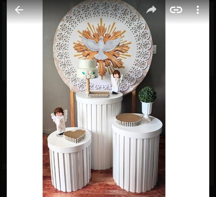 Kit Batizado Espirito Santo - Wire Love Decor