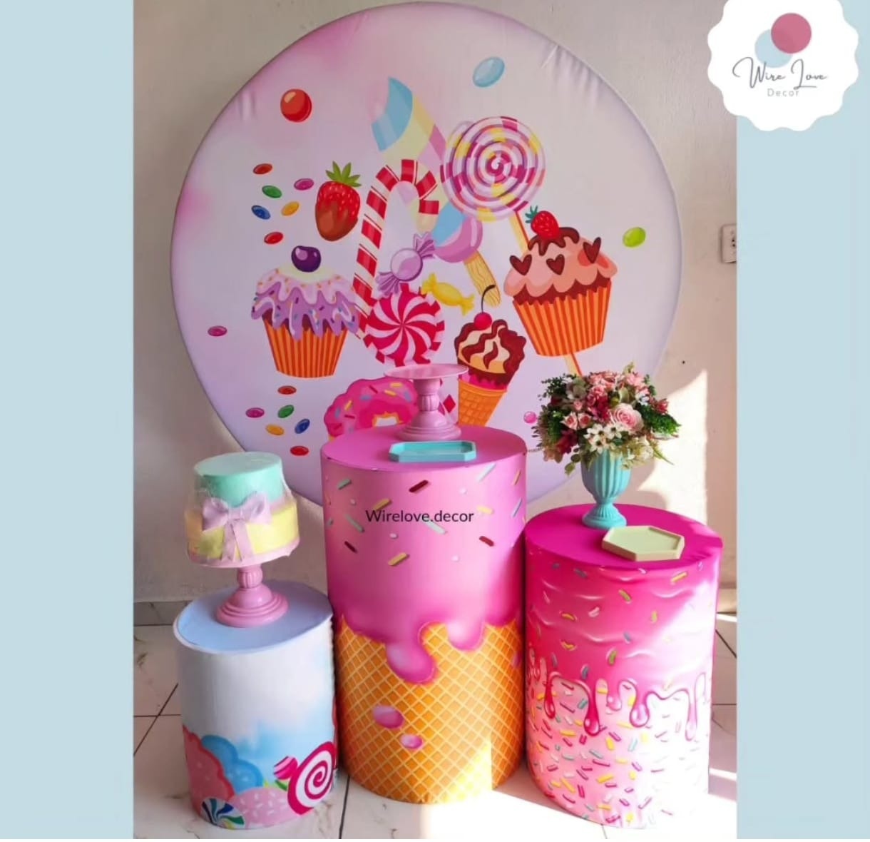 Kit Doces - Wire Love Decor