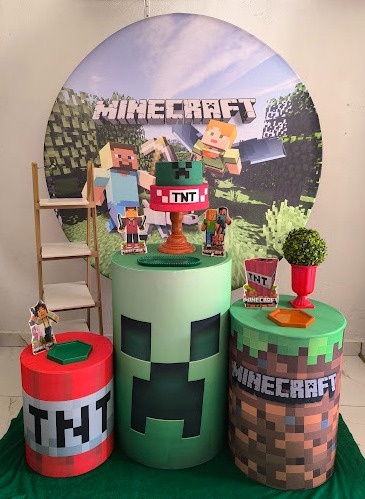 Kit Prata Minecraft  - Wire Love Decor