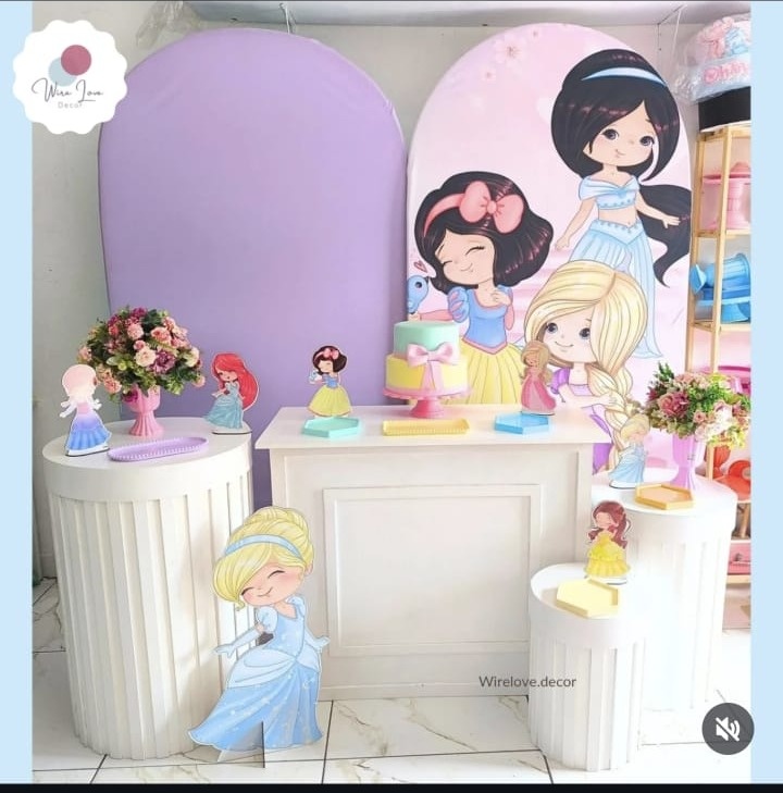 Kit Princesas Romano Duplo - Wire Love Decor