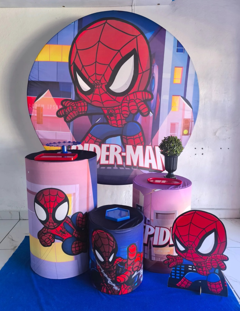 Kit Bronze Homem Aranha Bebe - Wire Love Decor