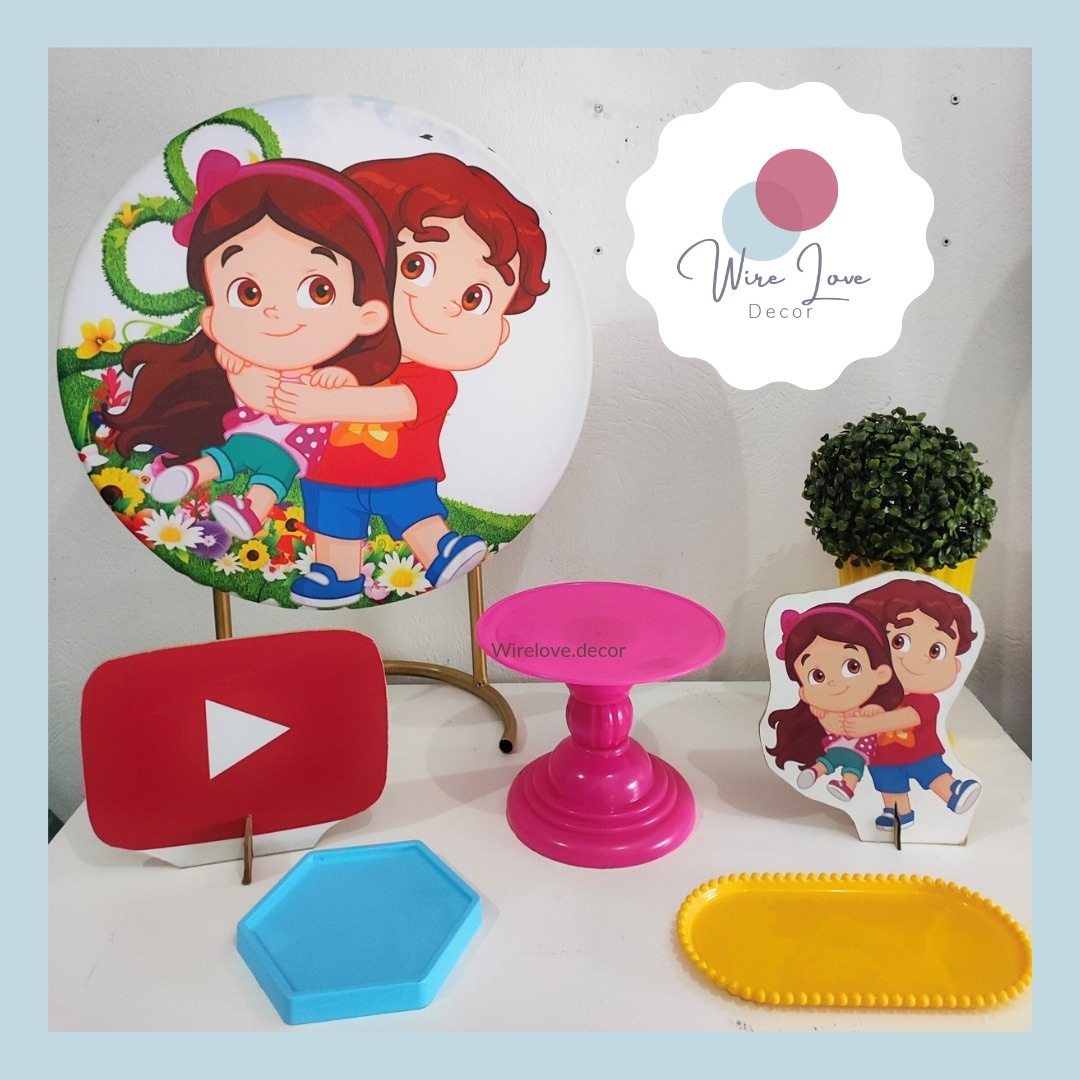 Mini Kit Só Um Bolinho Maria Clara E Jp - Wire Love Decor