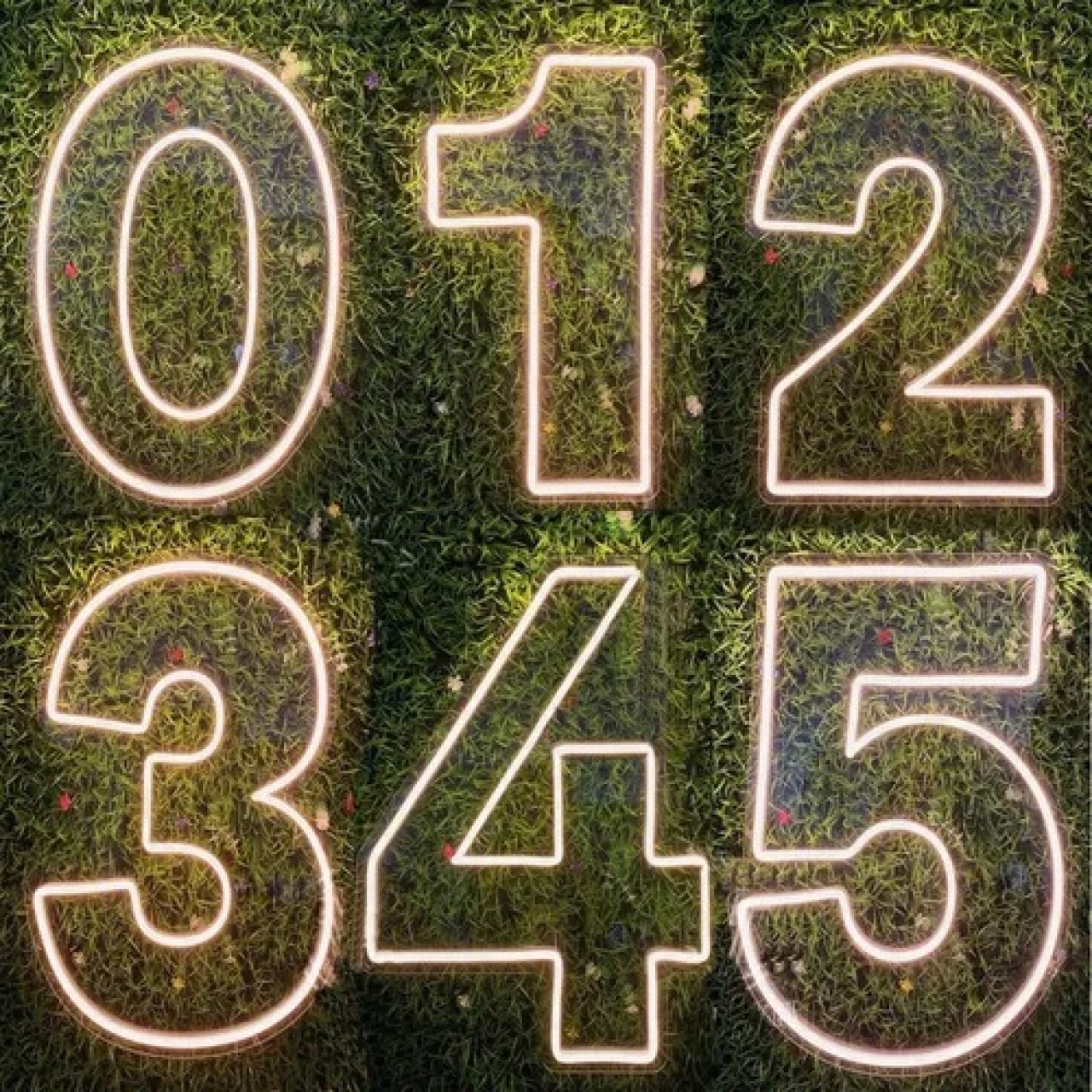 Numero de Led 2 - Wire Love Decor