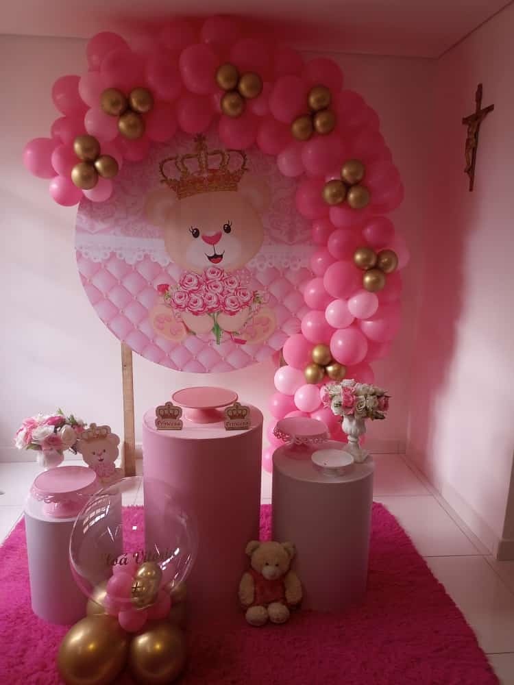 Kit Pegue E Monte Ursa Princesa - Adna Decor