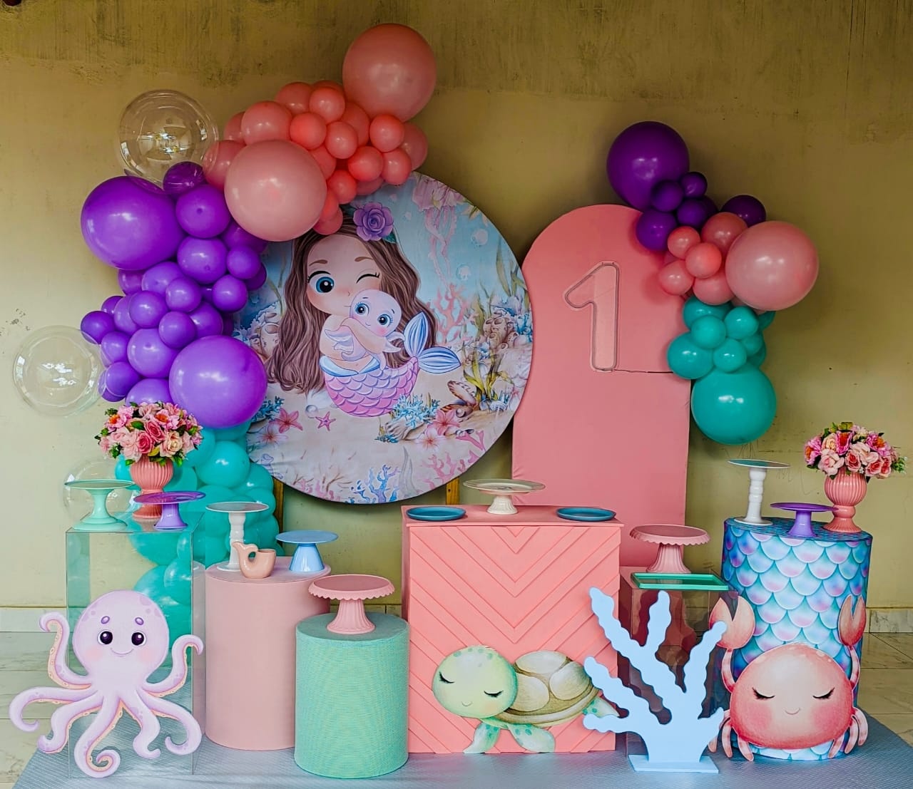 Decoração Sereia - Adna Decor