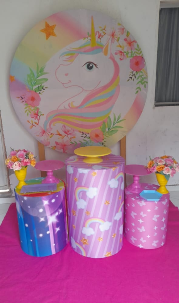Kit Pegue E Monte Unicórnio - Adna Decor