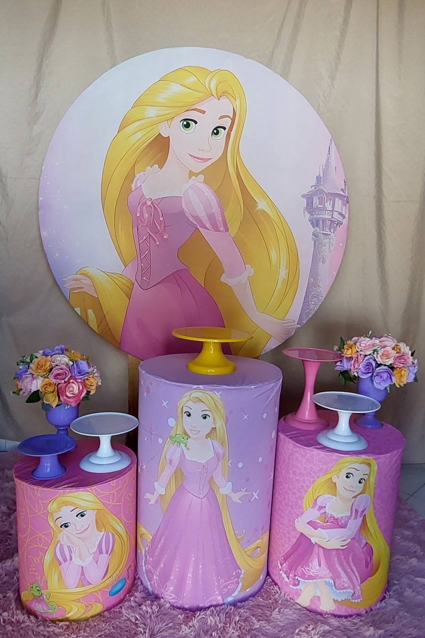 Kit Pegue E Monte Rapunzel - Adna Decor
