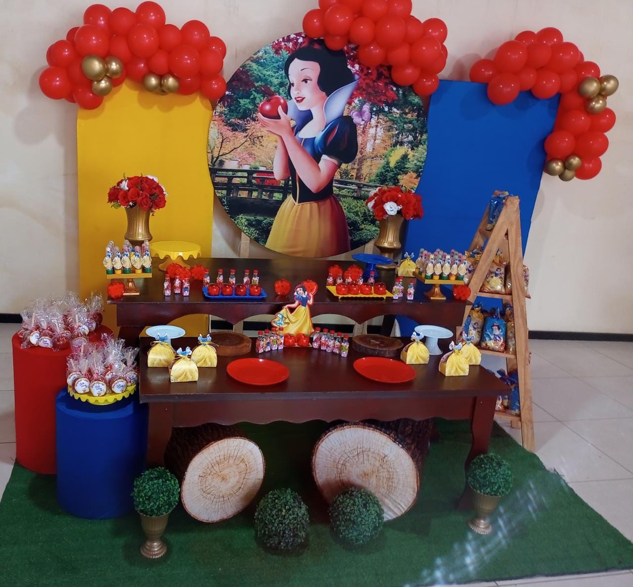 Decoração Branca de Neve - Adna Decor