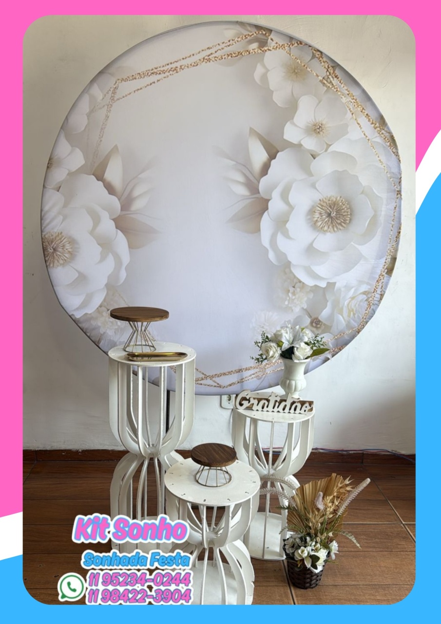 Floral Branco - Sonhadafesta