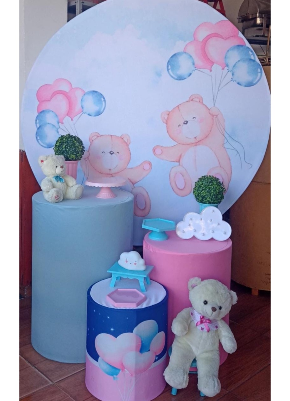 Cha Revelação Ursinhos - Rosa E Azul - Sonhadafesta