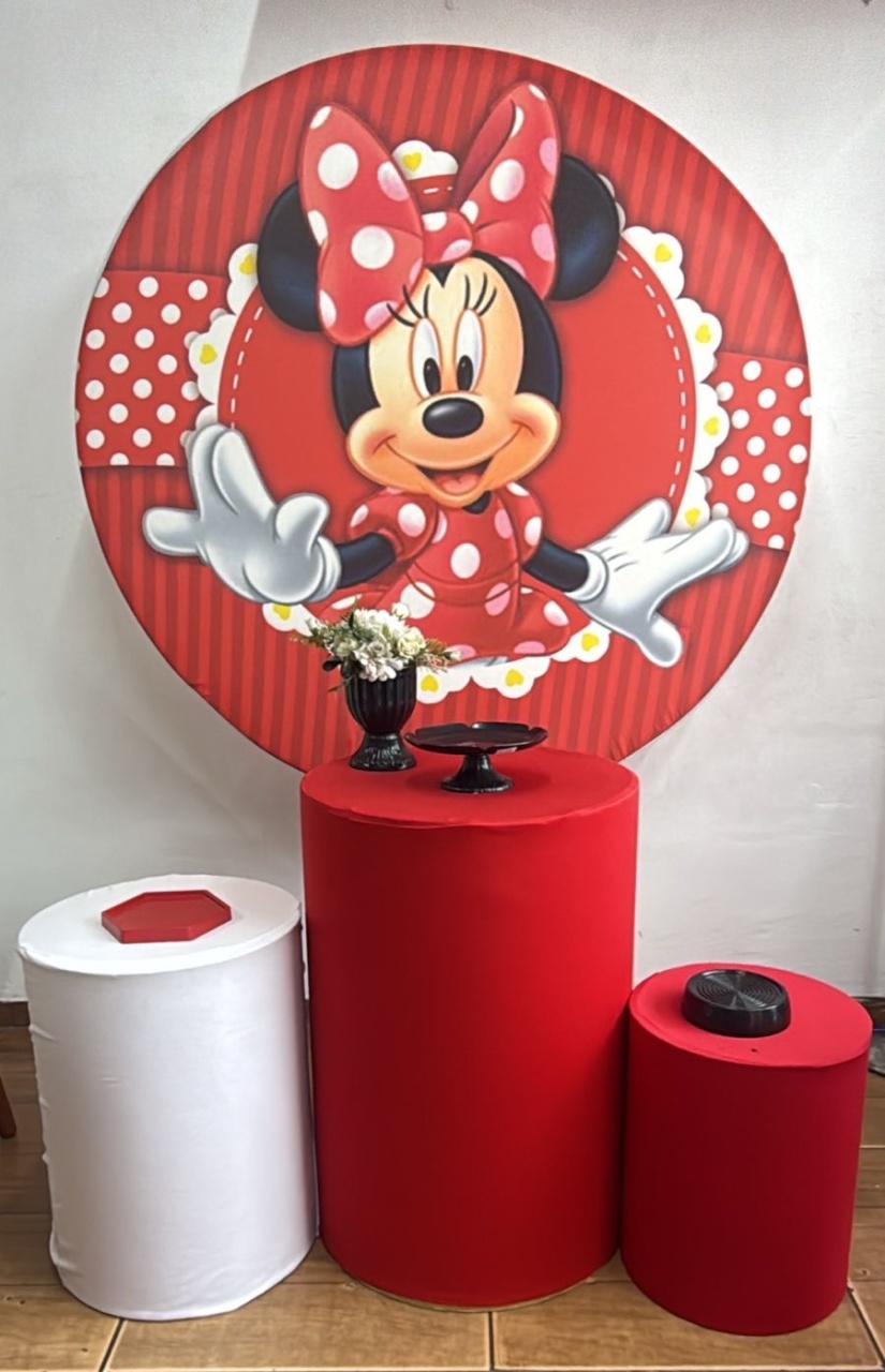 Minnie Vermelha - Sonho Basico  - Sonhadafesta