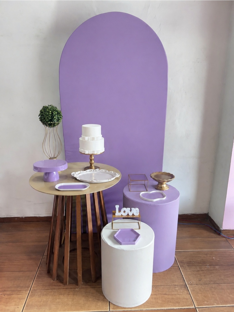 Lilas E Branco Adulto - Sonhadafesta