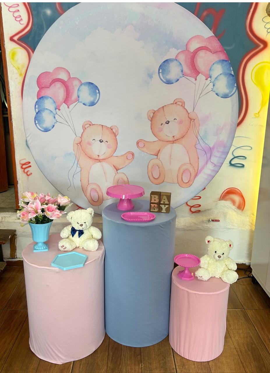 Cha Revelação Ursinhos - Rosa E Azul 2 - Sonhadafesta