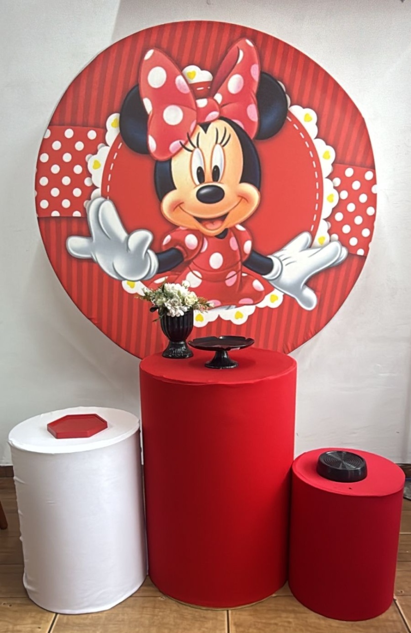 Minnie Vermelho  - Sonho Basico    - Sonhadafesta