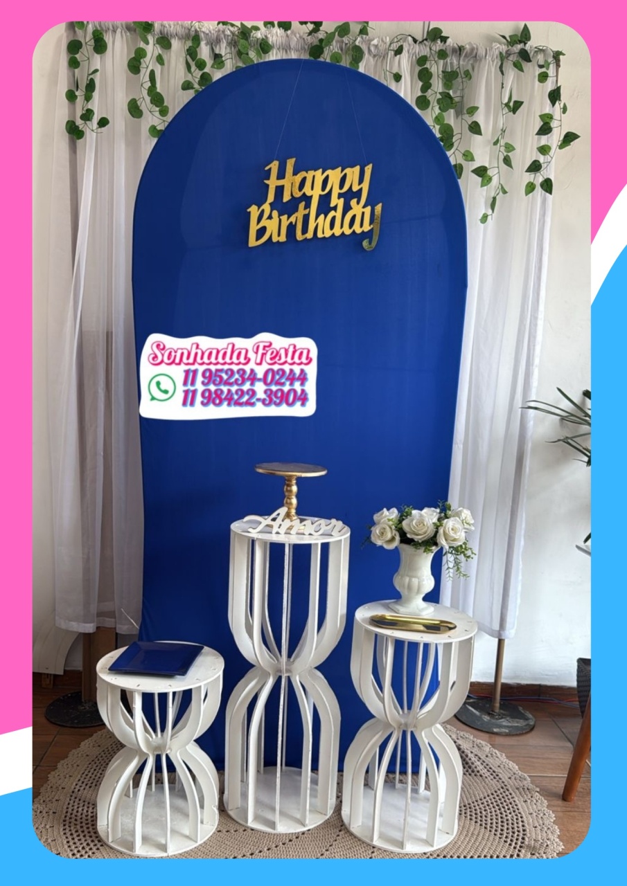 Azul E Branco Adulto - Sonhadafesta