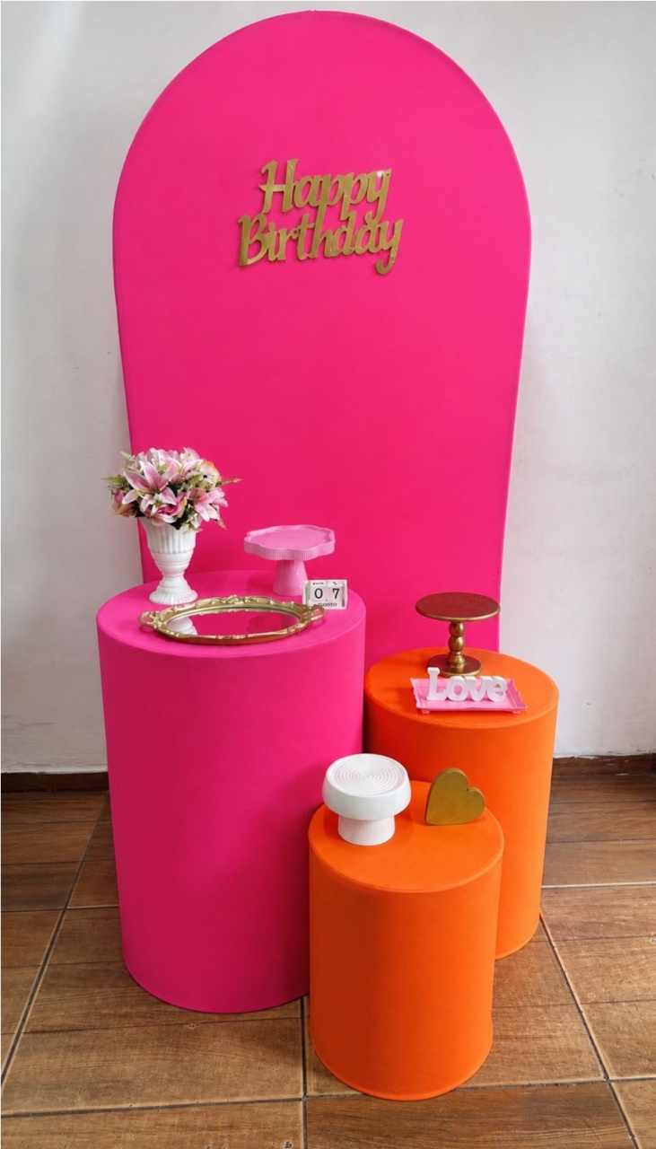Rosa Pink E Laranja 2 (Cópia 1) - Sonhadafesta