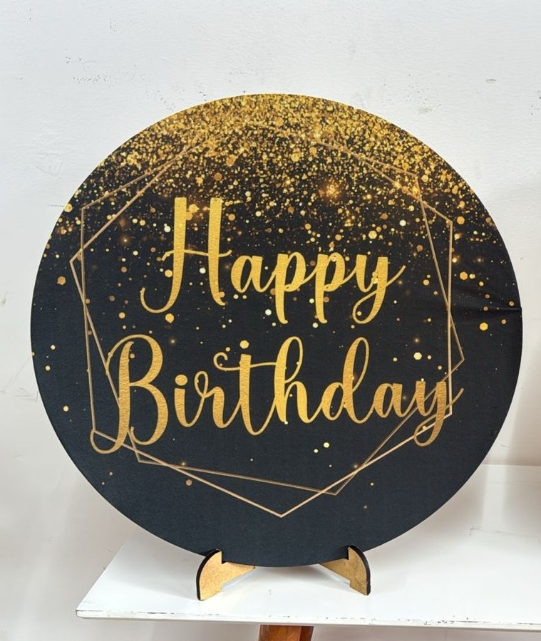 Festinha - Happy Birthday Preto - Sonhadafesta