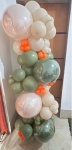 Arco de Balão Orgânico Metalizado - imagem 3