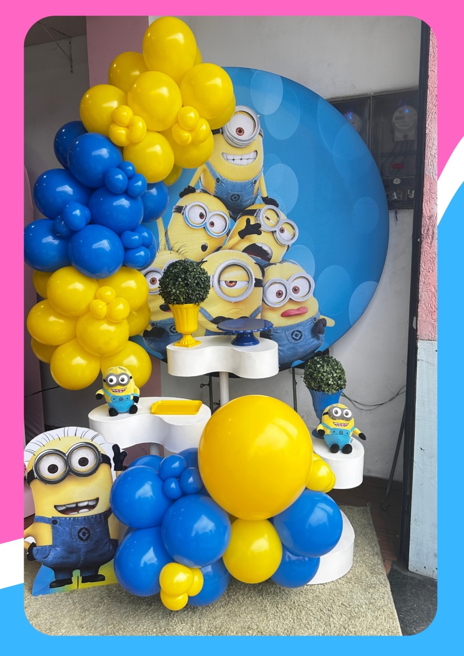 Minions Já Inclui Balão - Composição   - Sonhadafesta