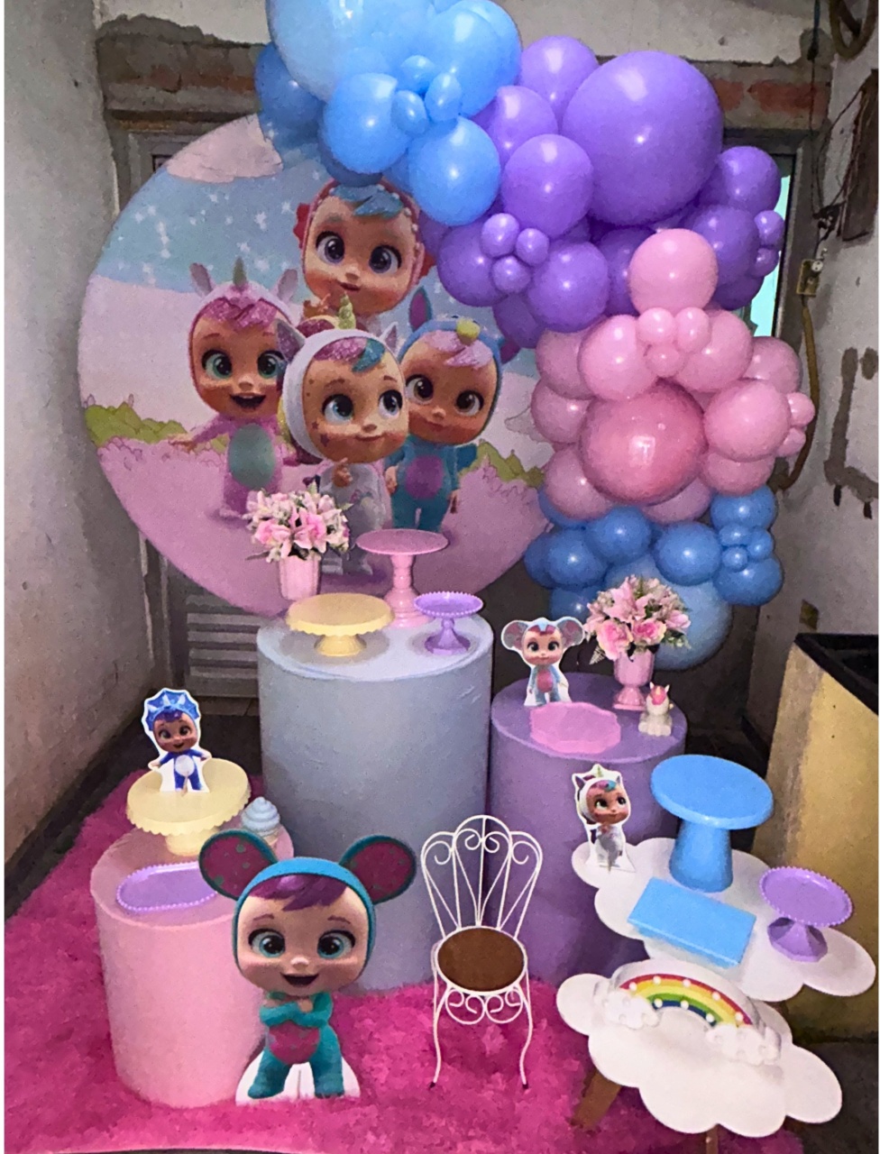 Cry Baby Ou Qualquer Modelo Do Acervo - Decoração Completa   - Sonhadafesta