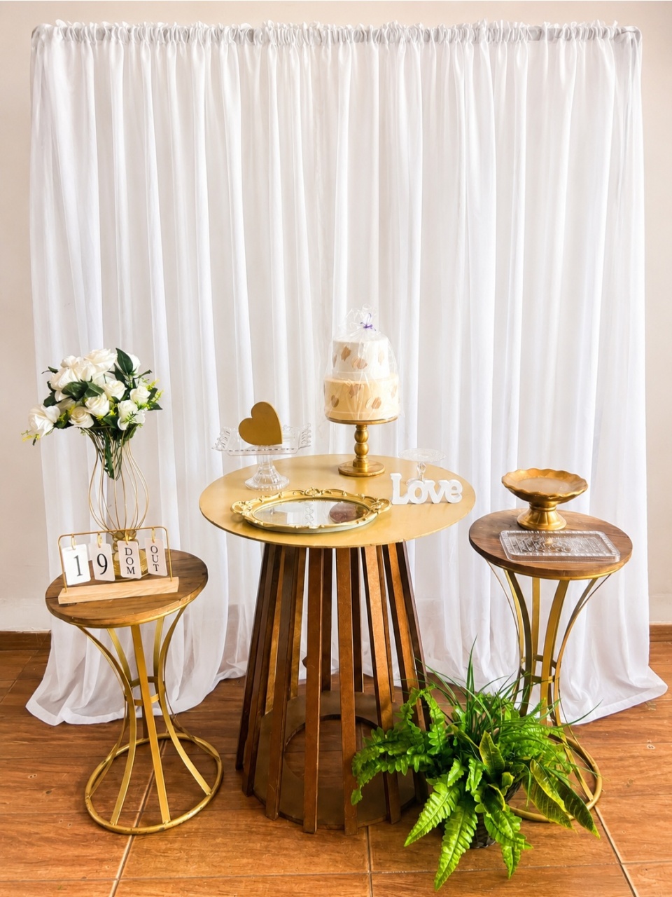 Decoração Branca  - Casamento  / Adulto  3 - Sonhadafesta