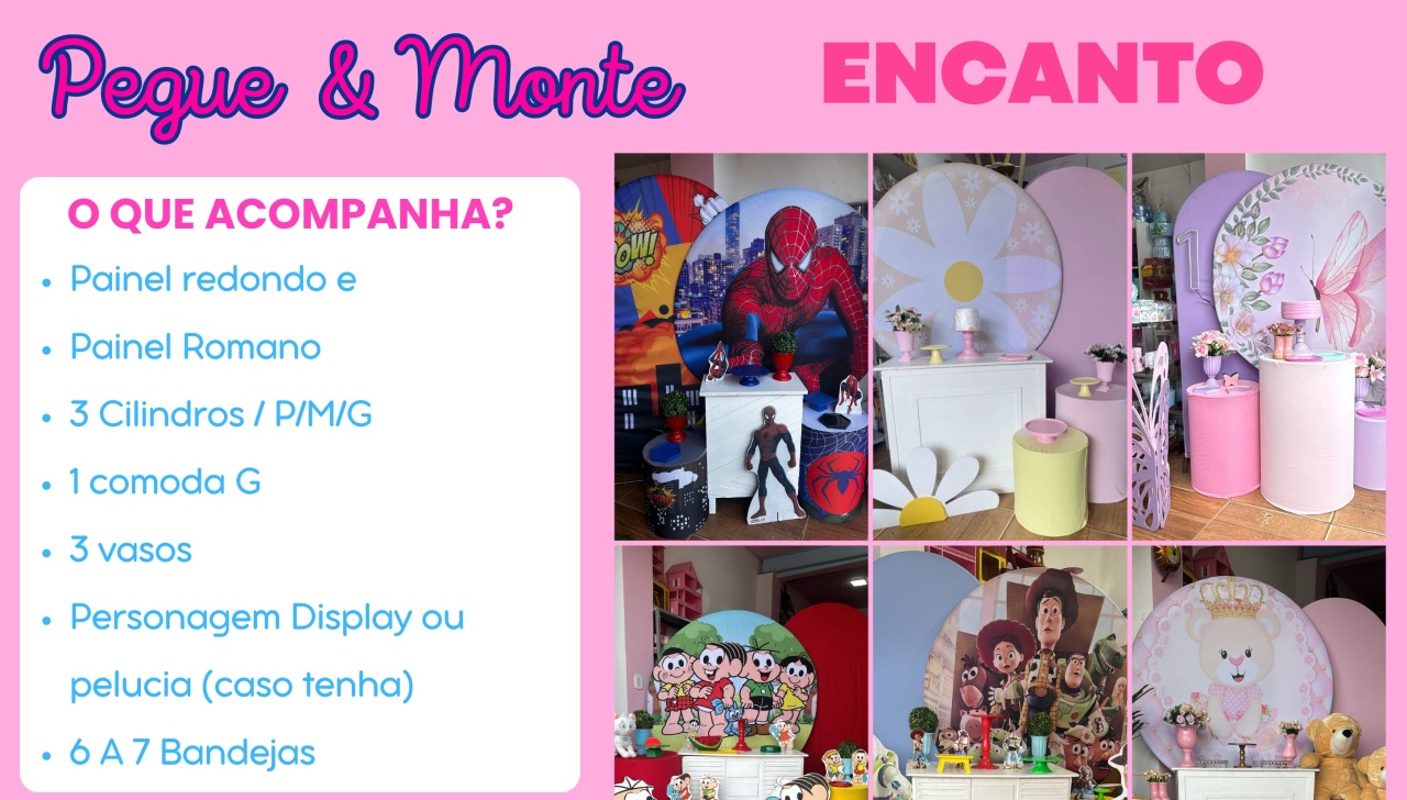 Kit Encanto - Qualquer Tema  - Sonhadafesta