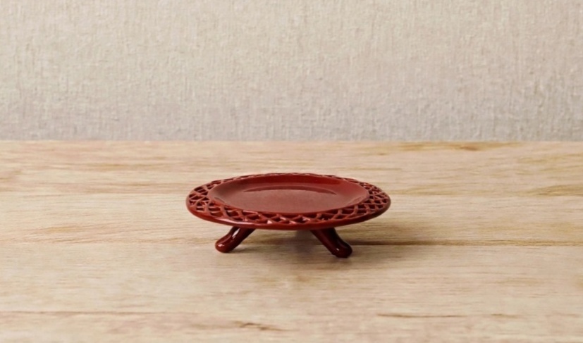 Bandeja Cerâmica Marsala Bx - Louise'sDecor 