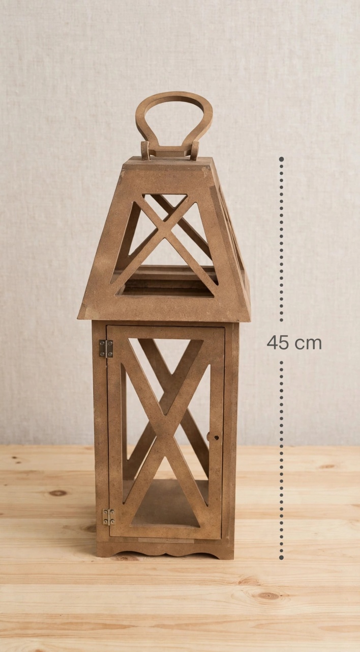 Lanterna Mdf 45Cm - Louise'sDecor 