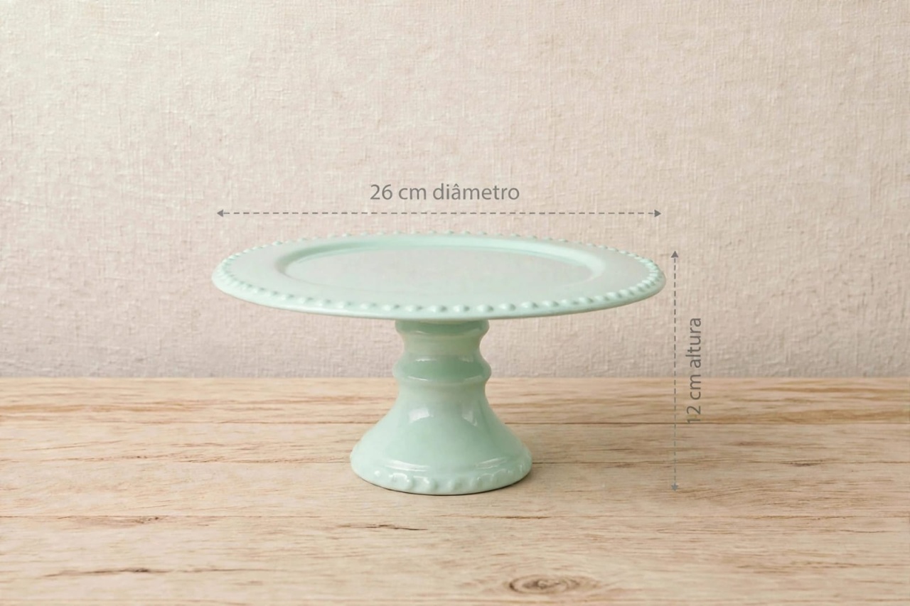 Boleira/Bandeja Verde Candy - Louise'sDecor 