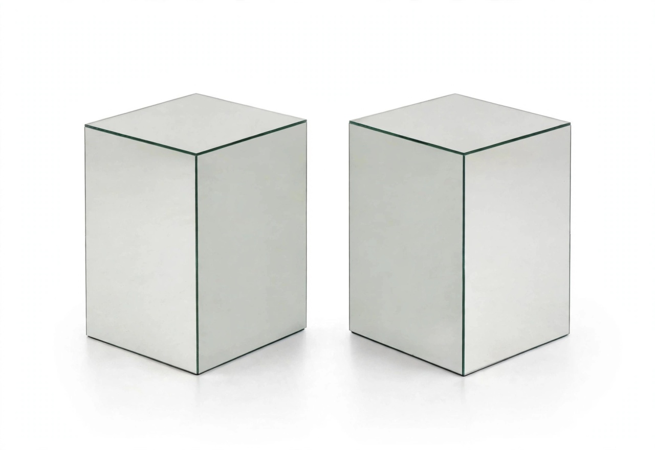 Par de Base Espelhada P/ Vasos - Louise'sDecor 
