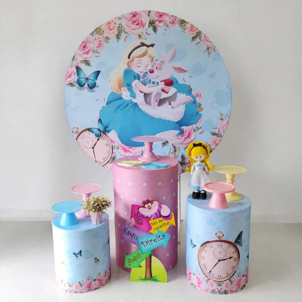 Alice No País das Maravilhas _ Kit Tradicional - Louise'sDecor 