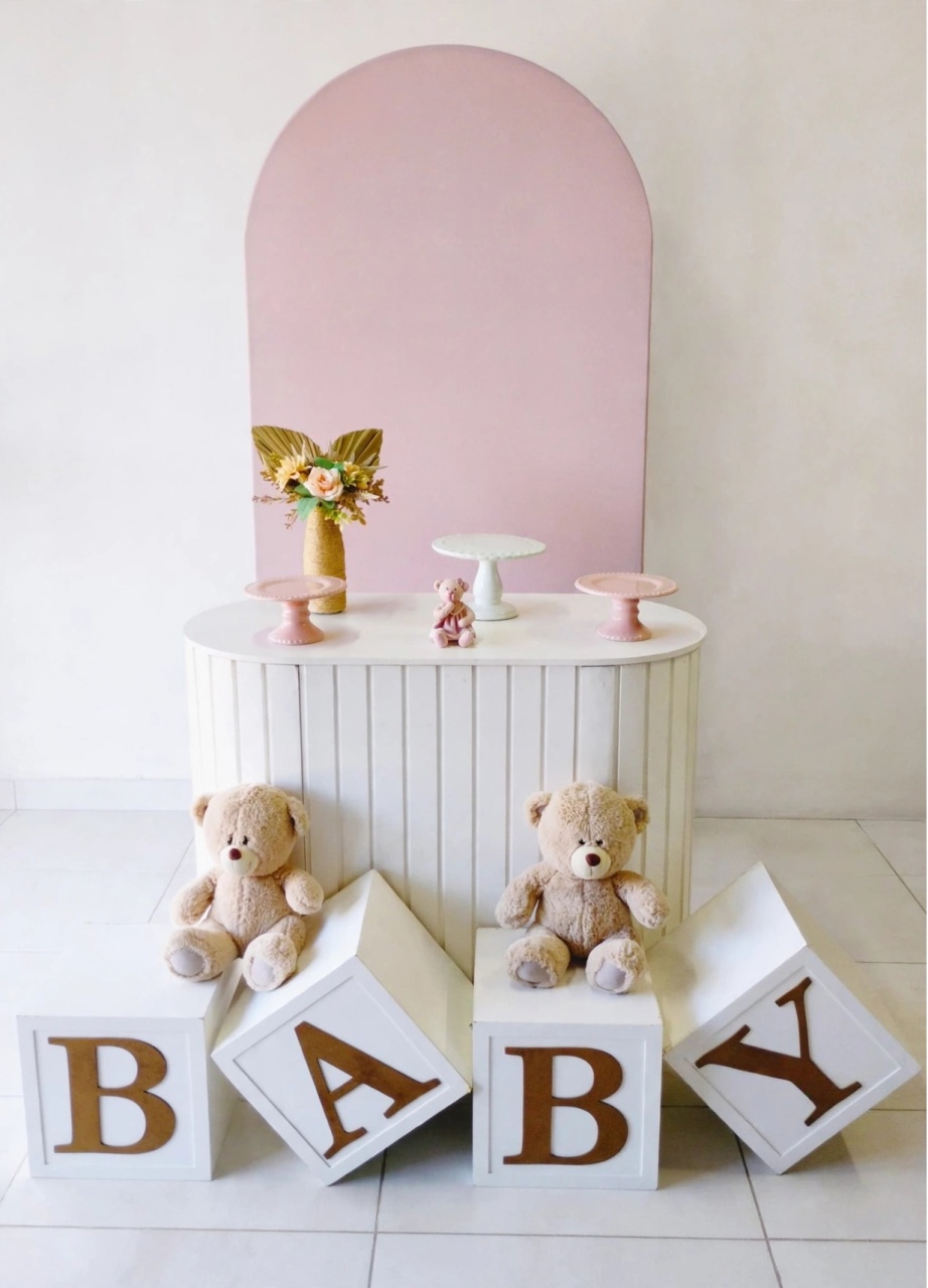 Kit Chá de Bebê Menina 01 - Louise'sDecor 