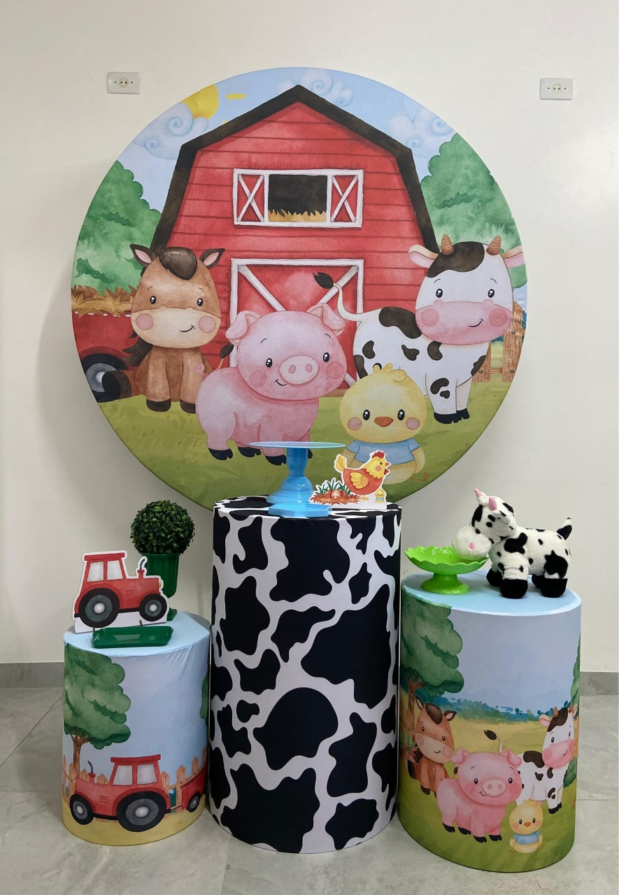 Kit Básico Fazendinha Menino  - A FESTA E DECORAÇÃO