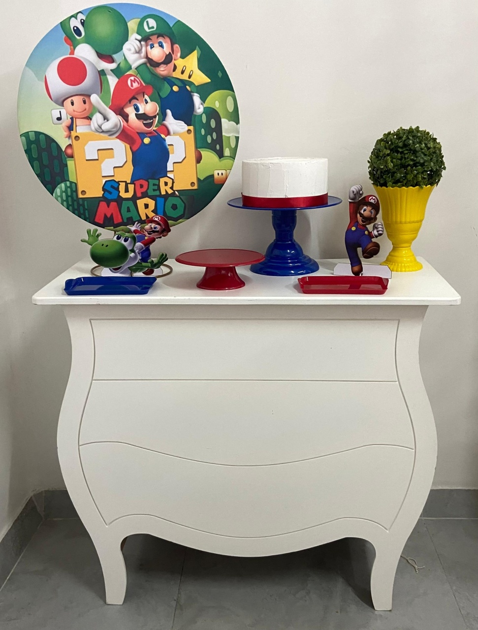 Kit Festa Na Mesa G Super Mário  - A FESTA E DECORAÇÃO