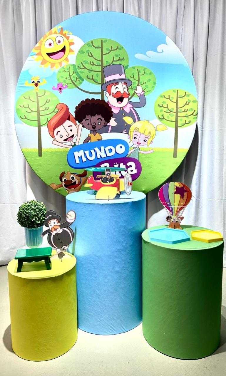 Mundo Bita Menino Kit Básico - A FESTA E DECORAÇÃO