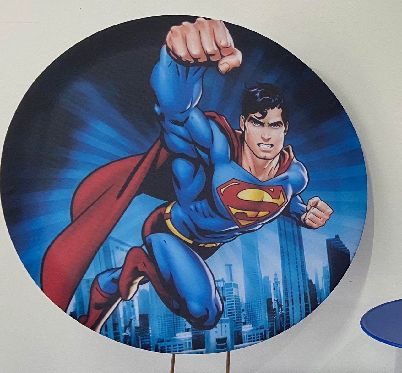 Super Homem Capa 50X50 - A FESTA E DECORAÇÃO