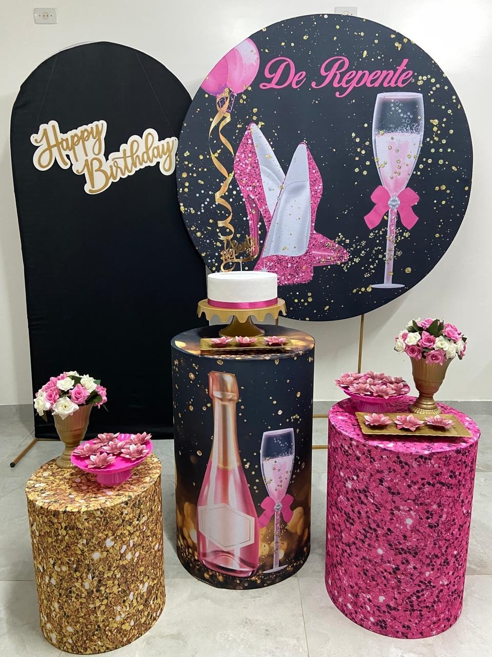 de Repente Kit Completo Com Romano - A FESTA E DECORAÇÃO